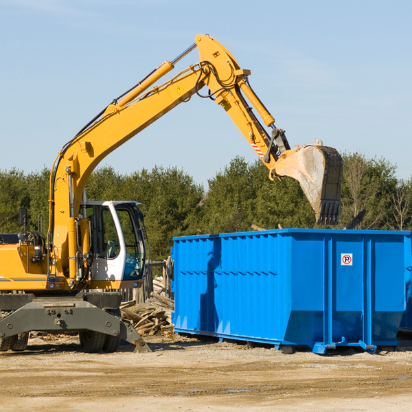 is there a minimum or maximum amount of waste i can put in a residential dumpster in Dexter